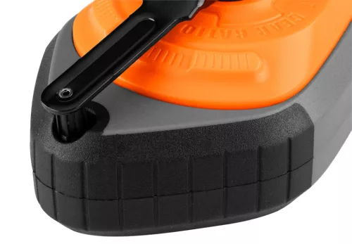 Neo Tools Kicsapózsinór + festék, műanyag házas, 30m, 1:3-as gyorsítóáttétel a zsinór visszatekeréshez, kék porfesték