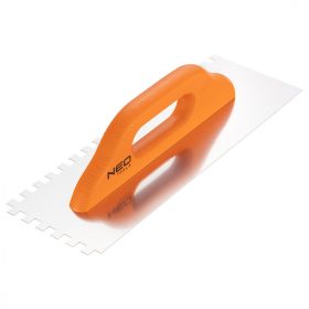   Neo Tools fogazott simító r.m.380x128mm 10mm fa martkolattal