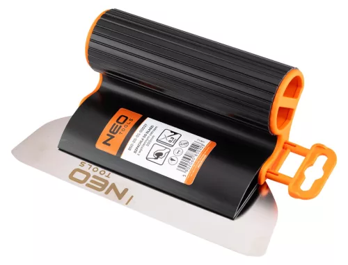 Neo Tools Felületsimító glettelő készlet, adapter teleszkópos nyél gletthenger, 25/35/45/60cm, műanyag kofferben