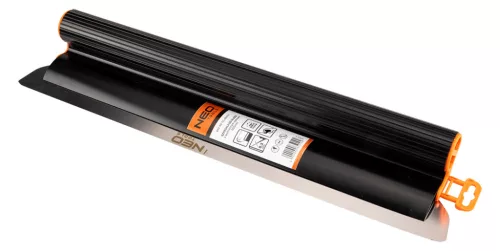 Neo Tools Felületsimító glettelő készlet, adapter teleszkópos nyél gletthenger, 25/35/45/60cm, műanyag kofferben