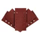 Neo Tools Csiszolópapír tépőzáras 115x230mm, K40, lyukas, 5db