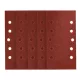 Neo Tools Csiszolópapír tépőzáras 115x230mm, K80, lyukas, 5db