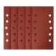 Neo Tools Csiszolópapír tépőzáras 115x230mm, K120, lyukas, 5db
