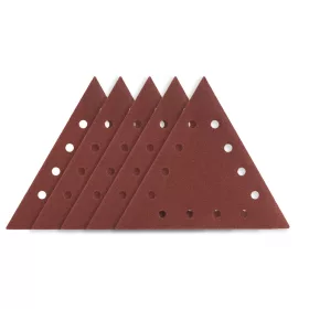   Neo Tools Csiszolópapír tépőzáras háromszög K80, 12 lyukas, 59G264 csiszológéphez, 5db