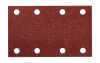 Neo Tools Csiszolópapír, tépőzáras, 80x130mm, P80, 8 lyukas, 04-623-hoz, 5db