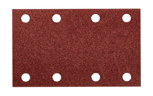 Neo Tools Csiszolópapír, tépőzáras, 80x130mm, P80, 8 lyukas, 04-623-hoz, 5db