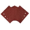 Neo Tools Csiszolópapír, tépőzáras, 113x113mm, P80, 8 lyukas, 04-623-hoz, 5db