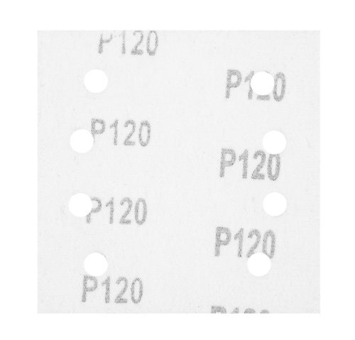 Neo Tools Csiszolópapír tépőzáras 113x113mm, P120, 8 lyukas, 04-623-hoz, 5db