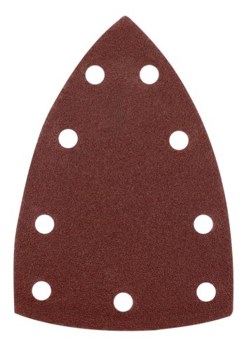 Neo Tools Csiszolópapír, tépőzáras, deltacsiszolóhoz,100x147mm, P120, 9 lyukas, 5db/cs (04-623-hoz)