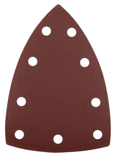 Neo Tools Csiszolópapír, tépőzáras, deltacsiszolóhoz,100x147mm, P240, 9 lyukas, 5db/cs (04-623-hoz)