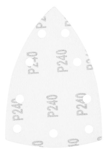 Neo Tools Csiszolópapír, tépőzáras, deltacsiszolóhoz,100x147mm, P240, 9 lyukas, 5db/cs (04-623-hoz)