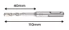 Neo Tools Betonfúró SDS PLUS 6x110mm, S4 type, 4 élű, vasbetonhoz