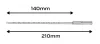 Neo Tools Betonfúró SDS PLUS 6x210mm, S4 type, 4 élű, vasbetonhoz