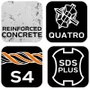 Neo Tools Betonfúró SDS PLUS 10x260mm, S4 type, 4 élű, vasbetonhoz
