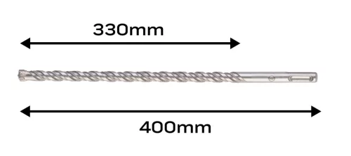 Neo Tools Betonfúró SDS PLUS 12x400mm, S4 type, 4 élű, vasbetonhoz