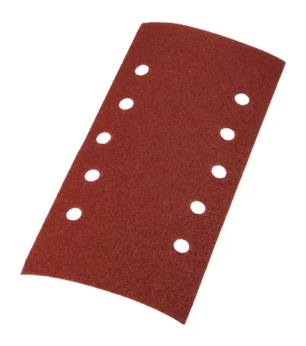 Graphite Csiszolópapír tépőzáras 115x230mm, K80, lyukas, 5db