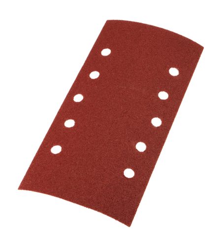 Graphite Csiszolópapír tépőzáras 115x230mm, K100, lyukas, 5db