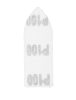 Graphite Csiszolópapír deltacsiszolóhoz, tépőzáras 32x92mm, K60, K100, K180, 15db-os készlet