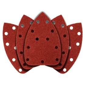   Graphite Csiszolópapír tépőzáras deltacsiszolóhoz 140x140x80mm, K40, 11 lyukas, 5db