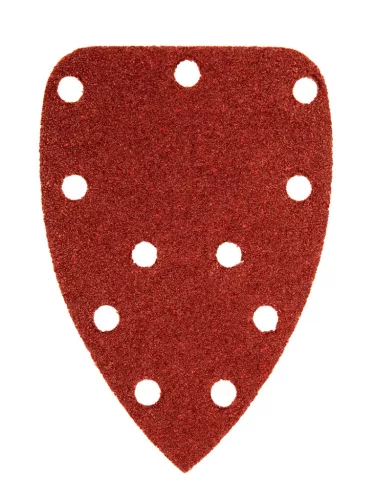 Graphite Csiszolópapír tépőzáras deltacsiszolóhoz 140x140x80mm, K40, 11 lyukas, 5db