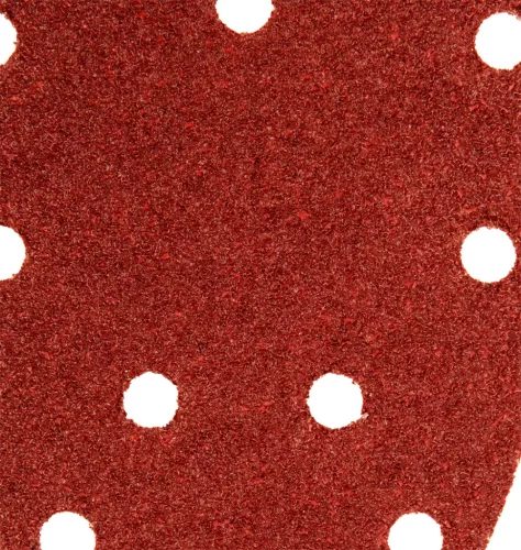 Graphite Csiszolópapír tépőzáras deltacsiszolóhoz 140x140x80mm, K40, 11 lyukas, 5db