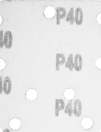 Graphite Csiszolópapír tépőzáras deltacsiszolóhoz 140x140x80mm, K40, 11 lyukas, 5db