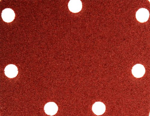 Graphite Csiszolópapír tépőzáras deltacsiszolóhoz 140x140x80mm, K80, 11 lyukas, 5db