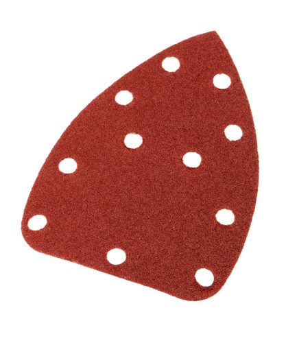 Graphite Csiszolópapír tépőzáras deltacsiszolóhoz 140x140x80mm, K80, 11 lyukas, 5db