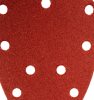 Graphite Csiszolópapír tépőzáras deltacsiszolóhoz 140x140x80mm, K100, 11 lyukas, 5db