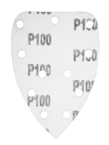 Graphite Csiszolópapír tépőzáras deltacsiszolóhoz 140x140x80mm, K100, 11 lyukas, 5db