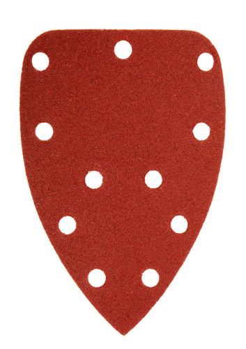 Graphite Csiszolópapír tépőzáras deltacsiszolóhoz 140x140x80mm, K120, 11 lyukas, 5db