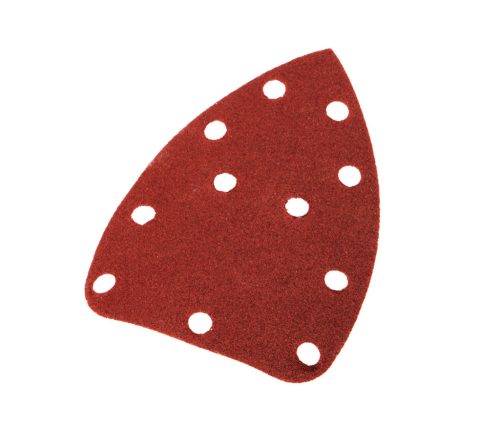 Graphite Csiszolópapír tépőzáras deltacsiszolóhoz 140x140x80mm, K120, 11 lyukas, 5db