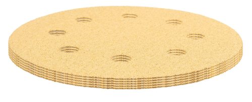 Graphite Csiszolópapír tépőzáras 180mm, K80, 8 lyukakkal, 59G263 csiszológéphez, 5db