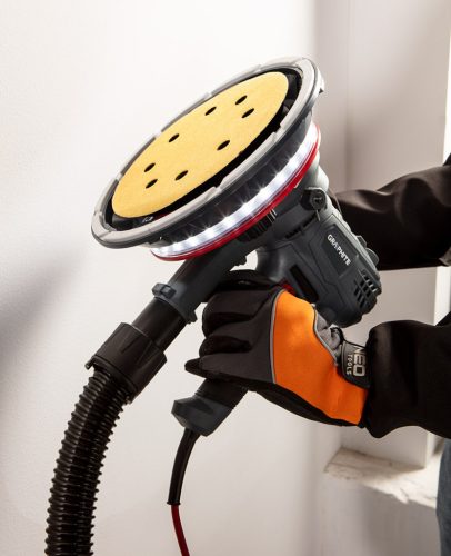 Graphite Csiszolópapír tépőzáras 180mm, K120, 8 lyukakkal, 59G263 csiszológéphez, 5db