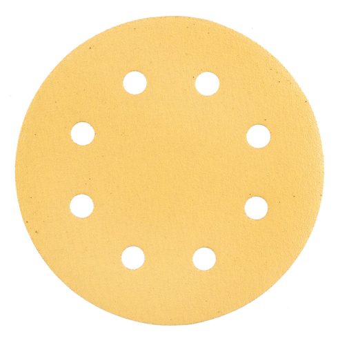 Graphite Csiszolópapír tépőzáras 180mm, K120, 8 lyukakkal, 59G263 csiszológéphez, 5db