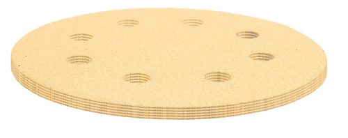 Graphite Csiszolópapír tépőzáras 180mm, K120, 8 lyukakkal, 59G263 csiszológéphez, 5db