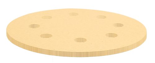 Graphite Csiszolópapír tépőzáras 180mm, K180, 8 lyukkal, 59G263 csiszológéphez, 5db