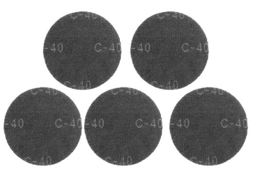 Graphite Gipszcsiszoló rács tépőzárral 180mm, K40, 5db csiszolóhoz 59G263-hoz