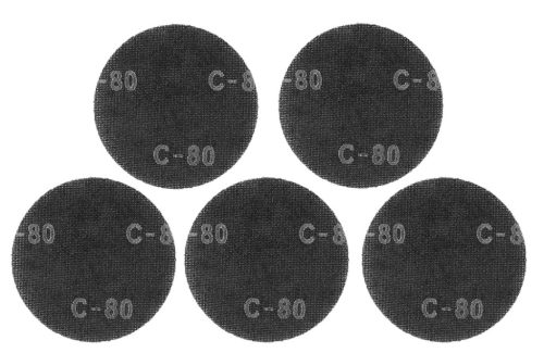 Graphite Gipszcsiszoló rács tépőzárral 180mm, K80, 5db csiszolóhoz 59G263-hoz