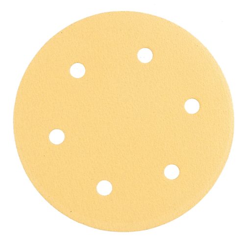 Graphite Csiszolópapír tépőzáras 225mm, K120, 6 lyukakkal, 59G264, 59G265 csiszológéphez, 5db