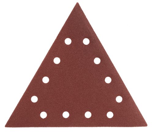 Graphite Csiszolópapír tépőzáras K80, háromszög alakú 12 lyukakkal, 59G264 csiszológéphez, 5db