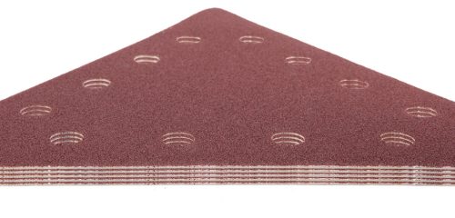 Graphite Csiszolópapír tépőzáras K80, háromszög alakú 12 lyukakkal, 59G264 csiszológéphez, 5db