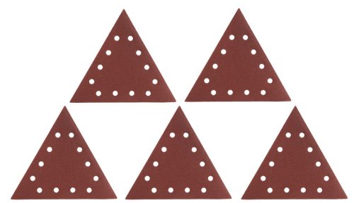 Graphite Csiszolópapír tépőzáras K80, háromszög alakú 12 lyukakkal, 59G264 csiszológéphez, 5db