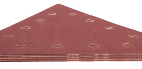 Graphite Csiszolópapír tépőzáras K180, háromszög alakú 12 lyukakkal, 59G264 csiszológéphez, 5db