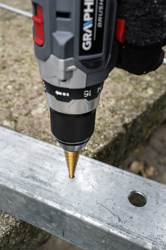 Graphite Lépcsős fúró készlet, HSS-Titán, 4-12mm, 4-20mm, 4-32mm, 3db