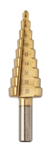 Graphite Lépcsős fúró készlet, HSS-Titán, 4-12mm, 4-20mm, 4-32mm, 3db