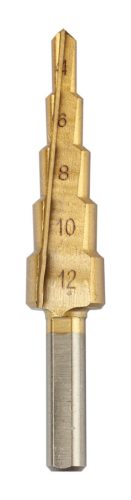 Graphite Lépcsős fúró készlet, HSS-Titán, 4-12mm, 4-20mm, 4-32mm, 3db