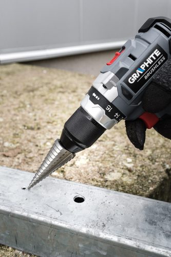 Graphite Lépcsős fúró, HSS, 4-32mm