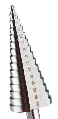 Graphite Lépcsős fúró, HSS, 4-32mm