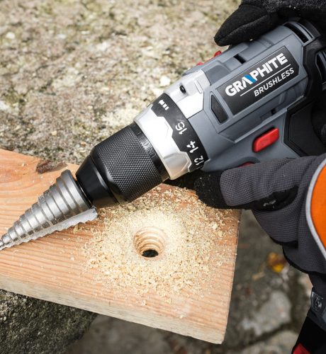 Graphite Lépcsős fúró, HSS, 6-37mm